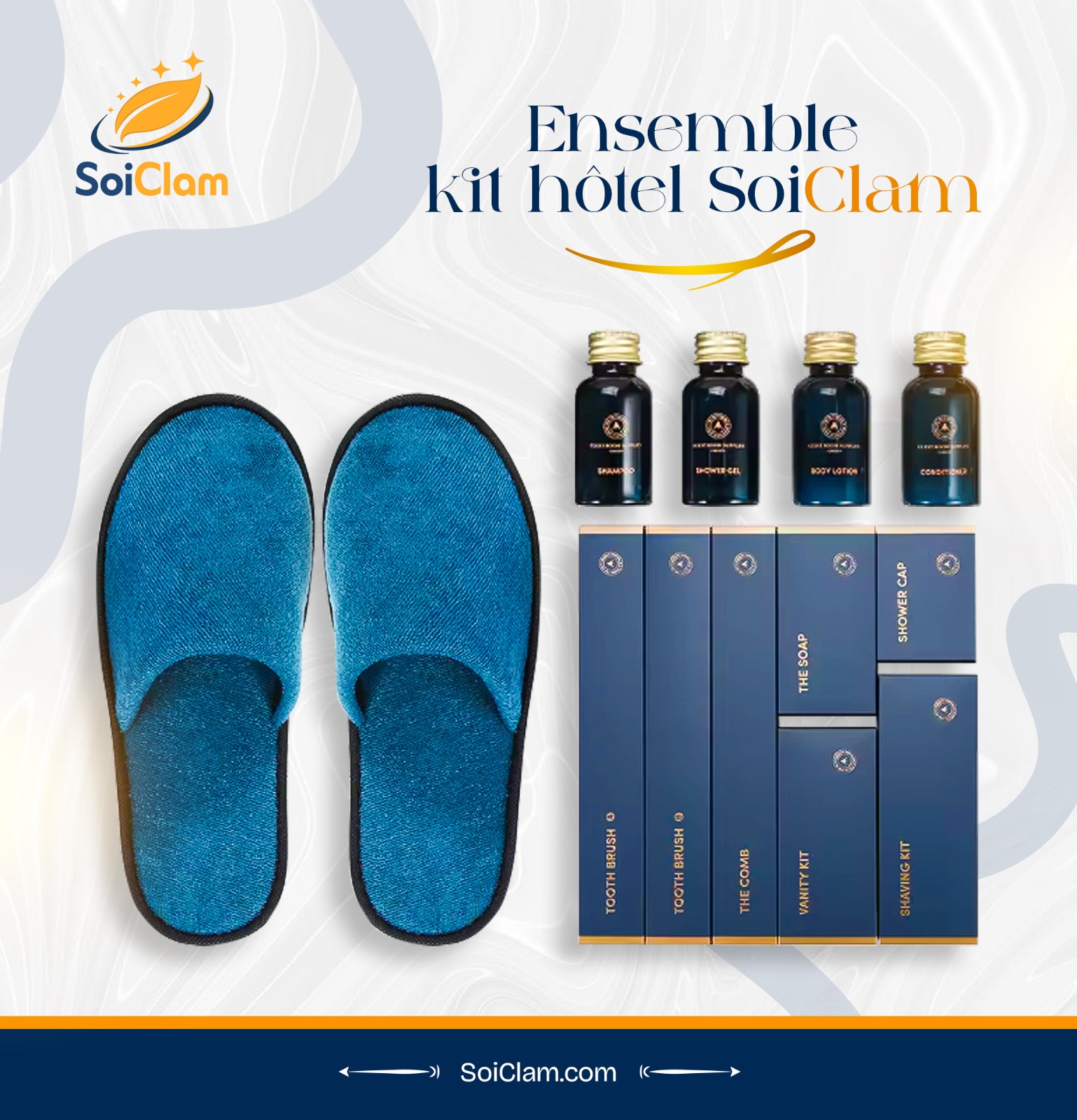 Ensemble kit hôtel SoiClam
